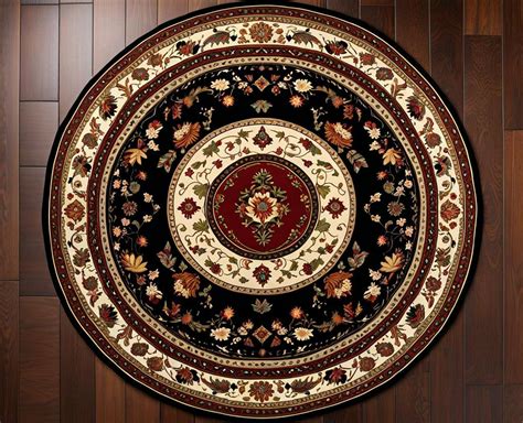 9 ft round rug|9' round rug dining room.